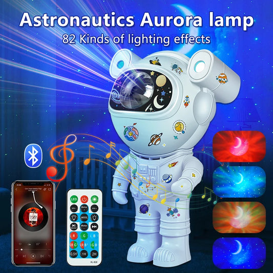 Projector Night Light with Remote Control 360 Adjustable Design Astronaut Nebula Galaxy